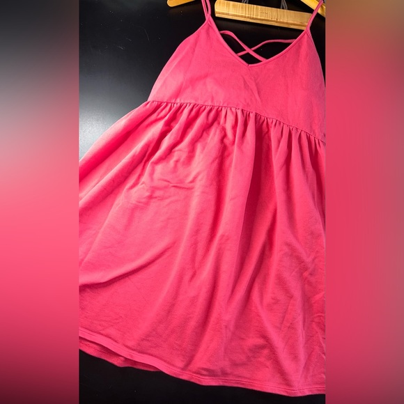 wild fable Dresses & Skirts - Wild Fable Coral Strappy Back Dress Size Large EUC